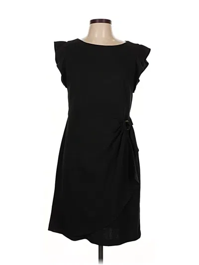 Pre-owned Dkny Casual Dress In Black
