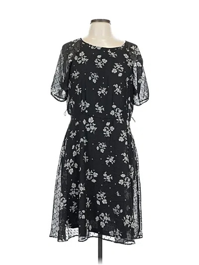 Pre-owned Dkny Casual Dress In Black
