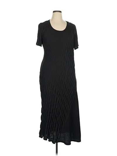 Pre-owned Dkny Casual Dress In Black
