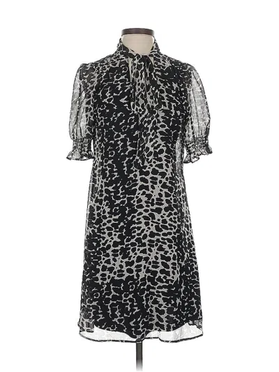 Pre-owned Dkny Casual Dress In Black