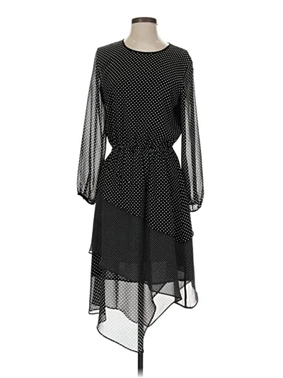 Pre-owned Dkny Casual Dress In Black