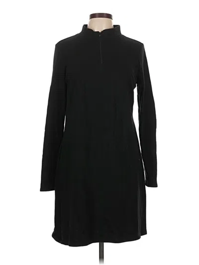 Pre-owned Dkny Casual Dress In Black
