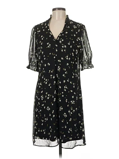 Pre-owned Dkny Casual Dress In Black