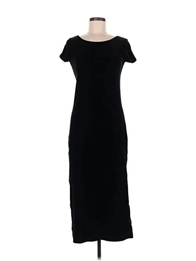 Pre-owned Dkny Casual Dress In Black