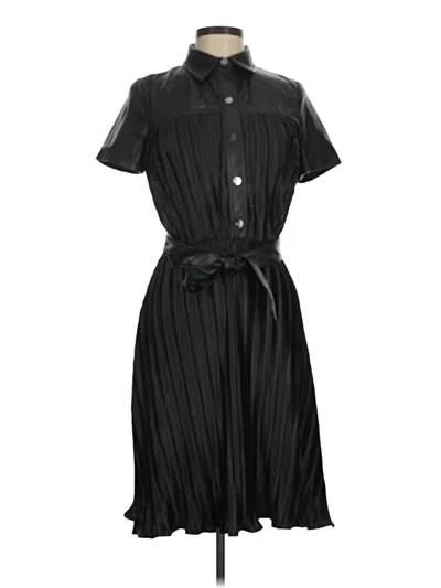 Pre-owned Dkny Casual Dress In Black
