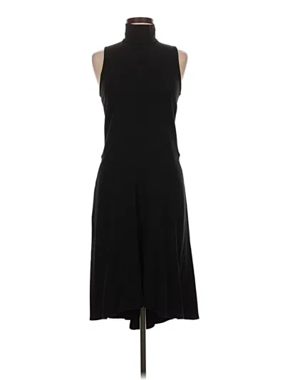 Pre-owned Dkny Casual Dress In Black
