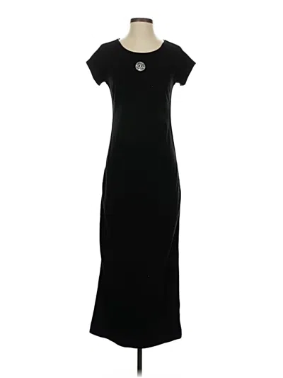Pre-owned Dkny Casual Dress In Black