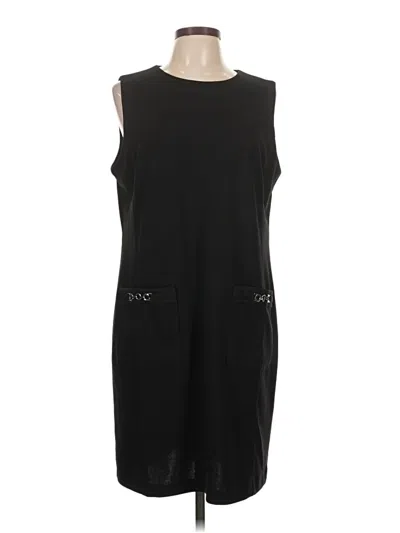 Pre-owned Dkny Casual Dress In Black
