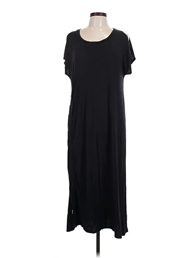 Pre-owned Dkny Casual Dress In Black