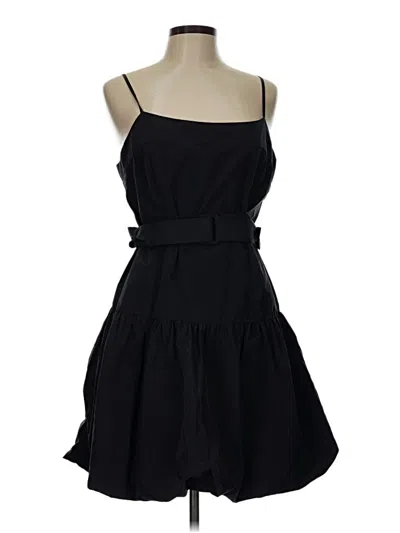 Pre-owned Dkny Casual Dress In Black