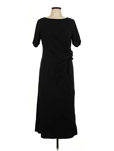 Pre-owned Dkny Casual Dress In Black