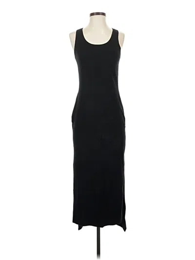 Pre-owned Dkny Casual Dress In Black