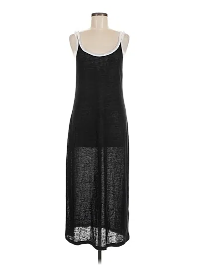 Pre-owned Dkny Casual Dress In Black