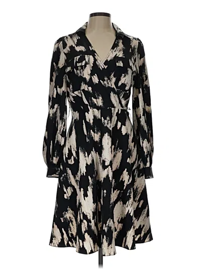 Pre-owned Dkny Casual Dress In Black