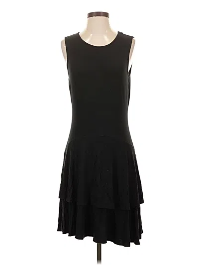 Pre-owned Dkny Casual Dress In Black