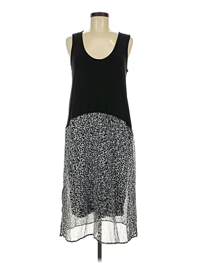 Pre-owned Dkny Casual Dress In Black