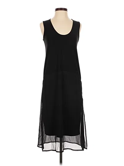 Pre-owned Dkny Casual Dress In Black