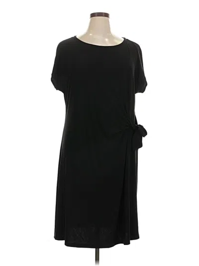 Pre-owned Dkny Casual Dress In Black