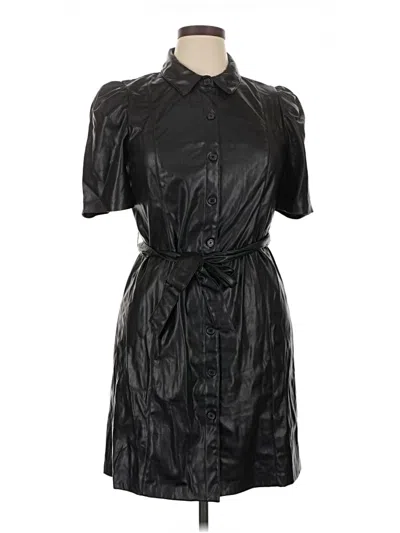 Pre-owned Dkny Casual Dress In Black