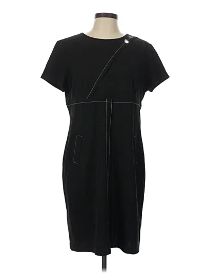 Pre-owned Dkny Casual Dress In Black