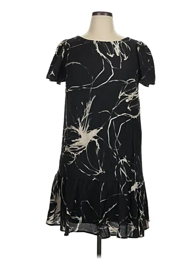 Pre-owned Dkny Casual Dress In Black