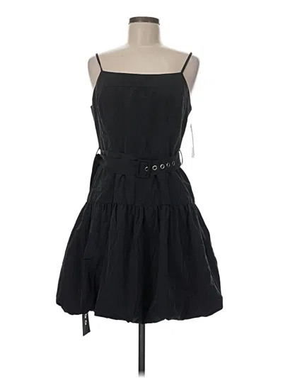 Pre-owned Dkny Casual Dress In Black
