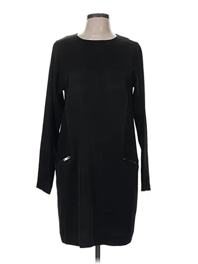Pre-owned Dkny Casual Dress In Black