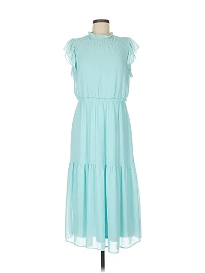 Pre-owned Dkny Casual Dress In Blue