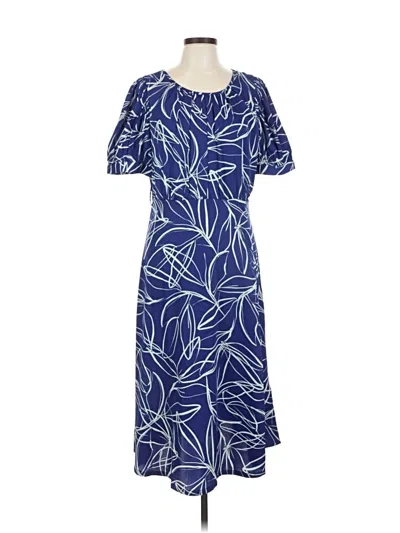 Pre-owned Dkny Casual Dress In Blue