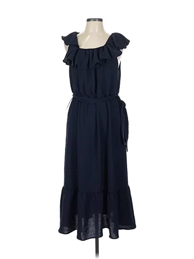 Pre-owned Dkny Casual Dress In Blue