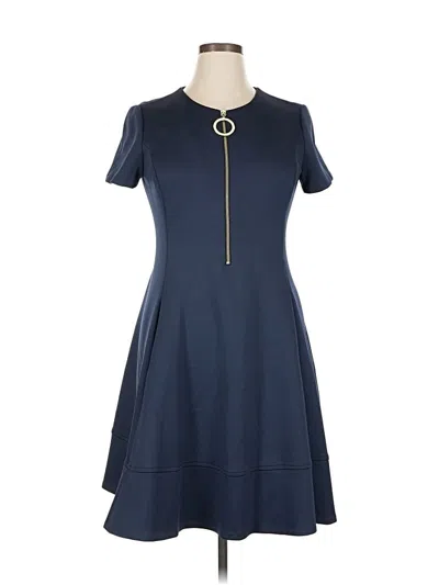 Pre-owned Dkny Casual Dress In Blue