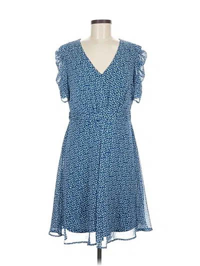 Pre-owned Dkny Casual Dress In Blue