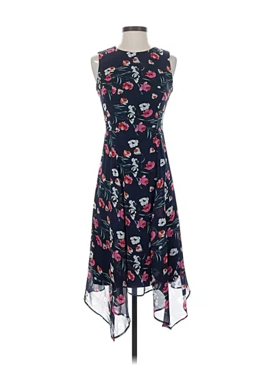 Pre-owned Dkny Casual Dress In Blue