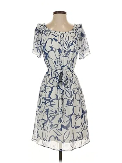 Pre-owned Dkny Casual Dress In Blue