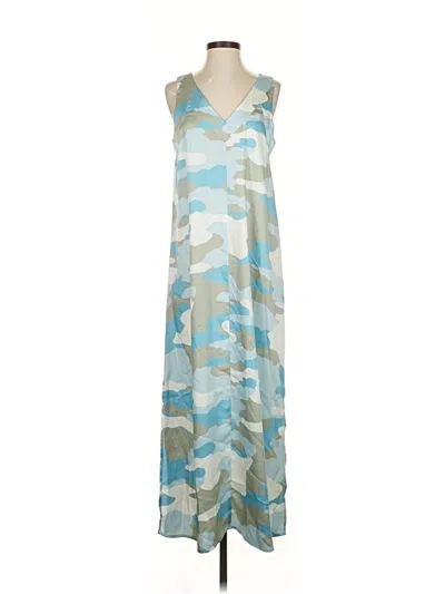 Pre-owned Dkny Casual Dress In Blue