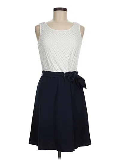 Pre-owned Dkny Casual Dress In Blue