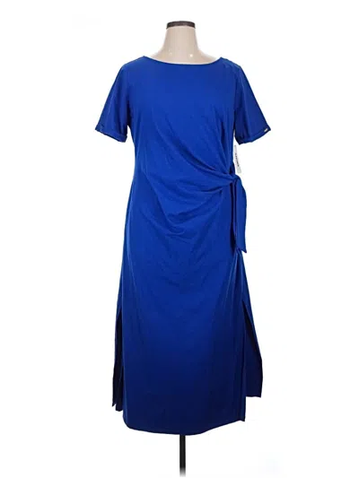 Pre-owned Dkny Casual Dress In Blue