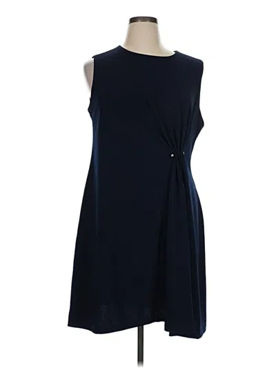 Pre-owned Dkny Casual Dress In Blue