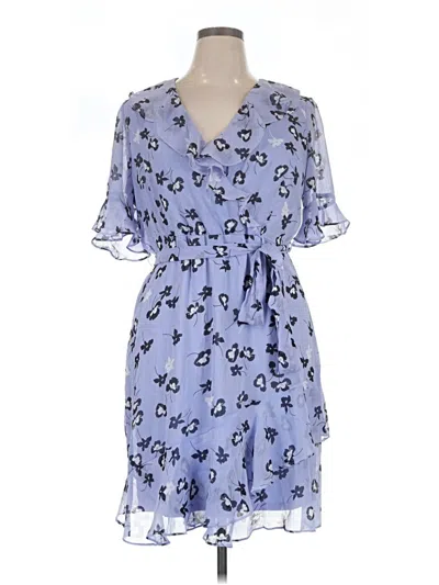 Pre-owned Dkny Casual Dress In Blue
