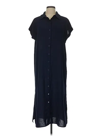Pre-owned Dkny Casual Dress In Blue