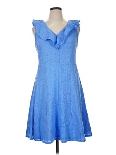 Pre-owned Dkny Casual Dress In Blue