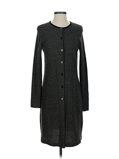 Pre-owned Dkny Casual Dress In Gray