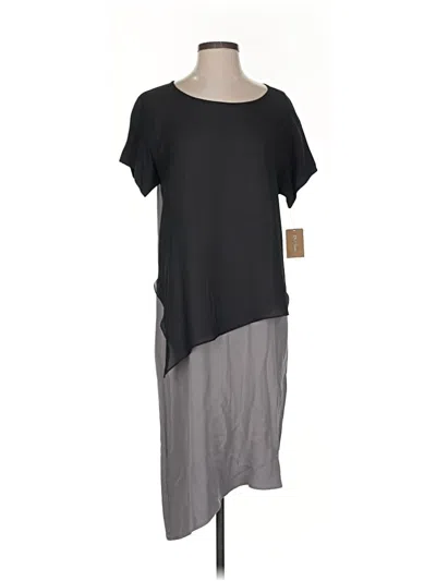 Pre-owned Dkny Casual Dress In Gray