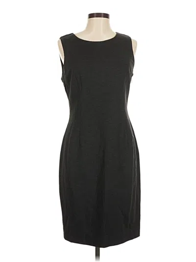 Pre-owned Dkny Casual Dress In Gray