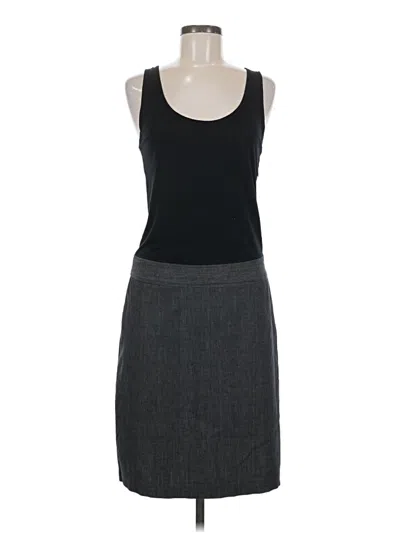 Pre-owned Dkny Casual Dress In Gray