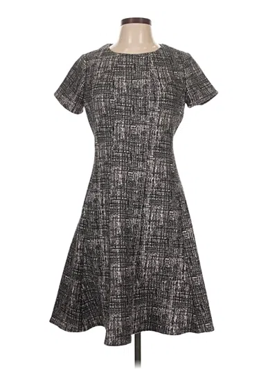 Pre-owned Dkny Casual Dress In Gray