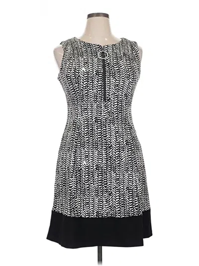 Pre-owned Dkny Casual Dress In Gray
