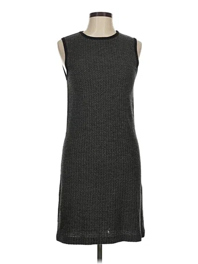 Pre-owned Dkny Casual Dress In Gray