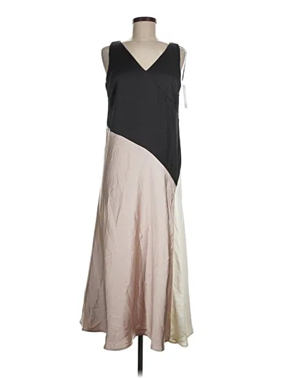 Pre-owned Dkny Casual Dress In Gray