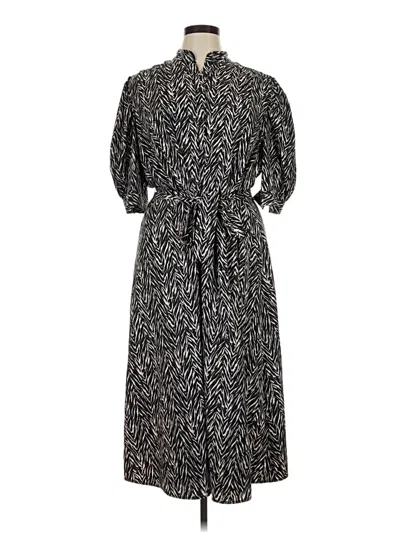 Pre-owned Dkny Casual Dress In Gray